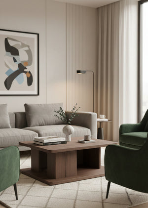   Modern European furniture - Oak Open Storage Coffee Table - www.oroa.com | Oroa.com