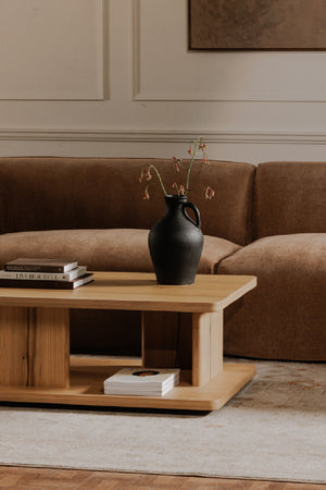   Modern European furniture - Oak Open Storage Coffee Table - www.oroa.com | Oroa.com
