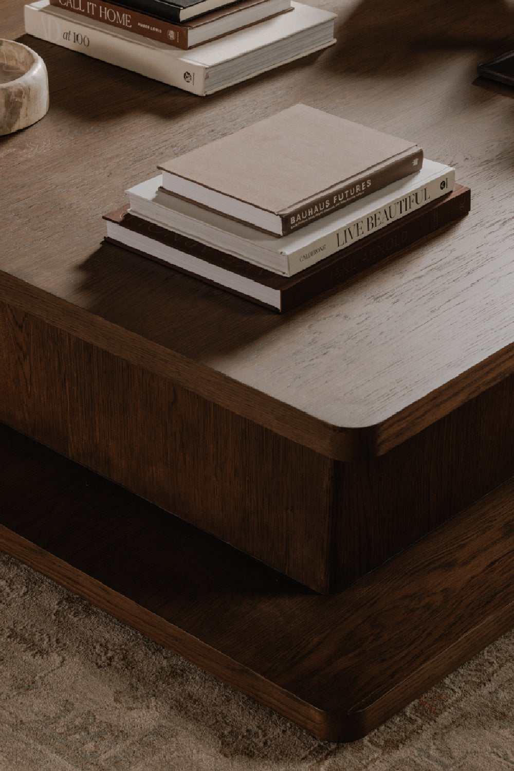   Modern European furniture - Oak Open Storage Coffee Table - www.oroa.com | Oroa.com