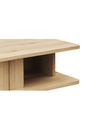   Modern European furniture - Oak Open Storage Coffee Table - www.oroa.com | Oroa.com