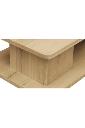   Modern European furniture - Oak Open Storage Coffee Table - www.oroa.com | Oroa.com