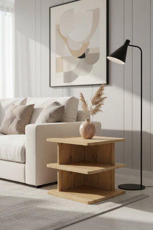   Modern European furniture - Solid Wood Rustic Side Table - www.oroa.com | Oroa.com