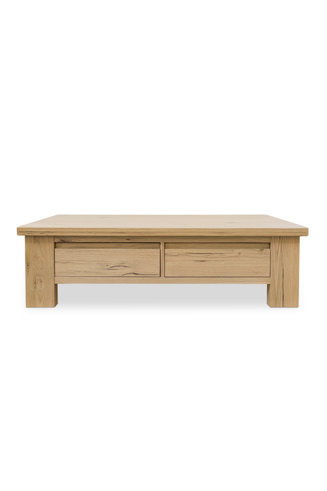 Rustic Oak Storage Coffee Table | Novi Living Graham | Oroa.com