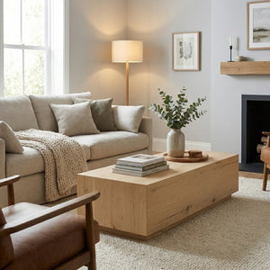   Solid Oak Coffee Table | Oroa.com