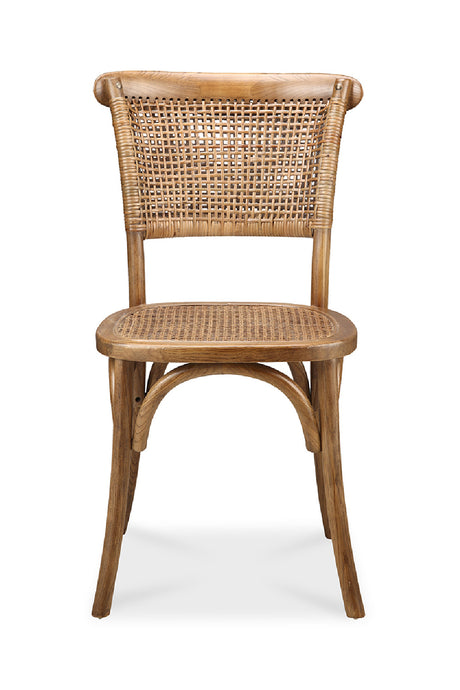 Modern European furniture - Woven Rattan Dining Chairs (2) - www.oroa.com
