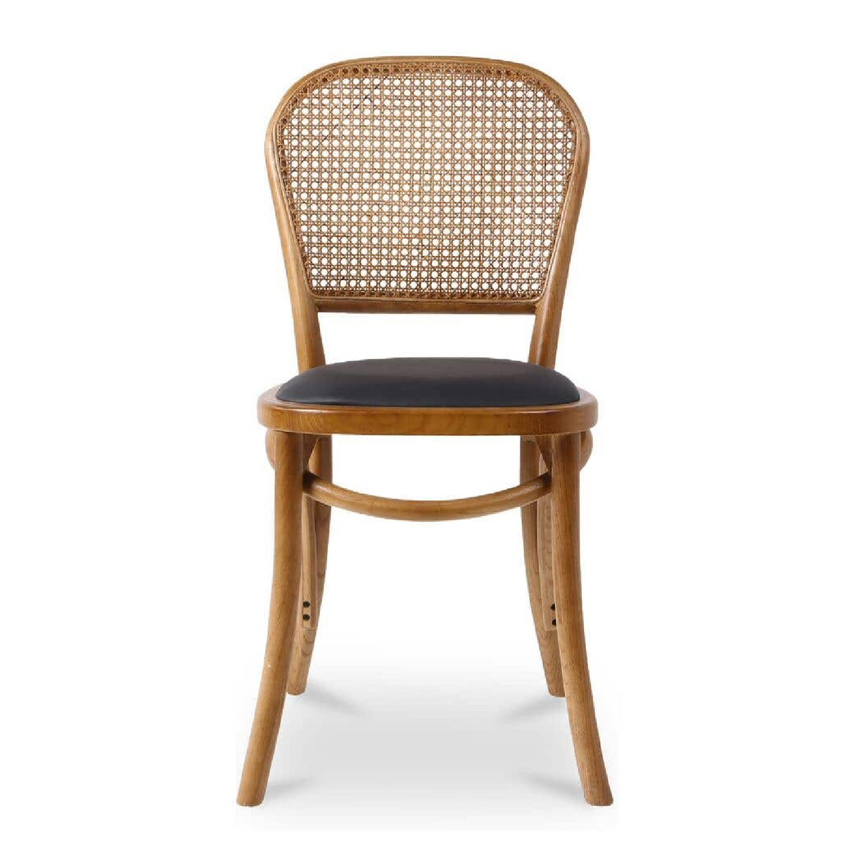 Modern European furniture - Elm-Framed Rattan Dining Chairs (2) - www.oroa.com