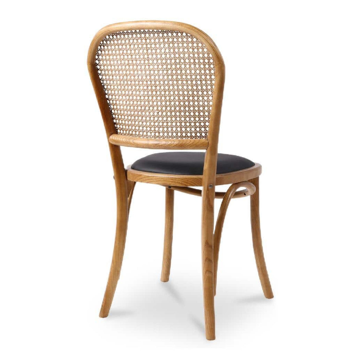 Modern European furniture - Elm-Framed Rattan Dining Chairs (2) - www.oroa.com
