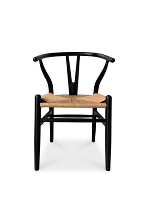 Modern European furniture - Black Elm Dining Chair Set (2) - www.oroa.com