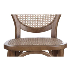 Modern European furniture - Round-Back Rattan Dining Chairs (2) - www.oroa.com