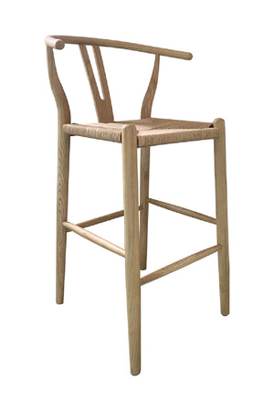 Modern European furniture - Natural Elm Counter Stool - www.oroa.com