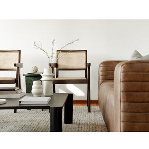 Modern European furniture - Rattan Mid-Century Dining Chairs (2) - www.oroa.com