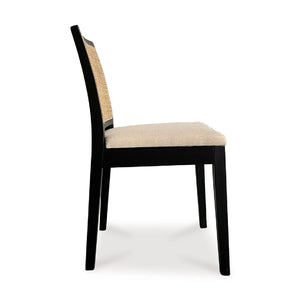Rattan-Back Dining Chair Set (2) | Novi Living Orville | Oroa.com