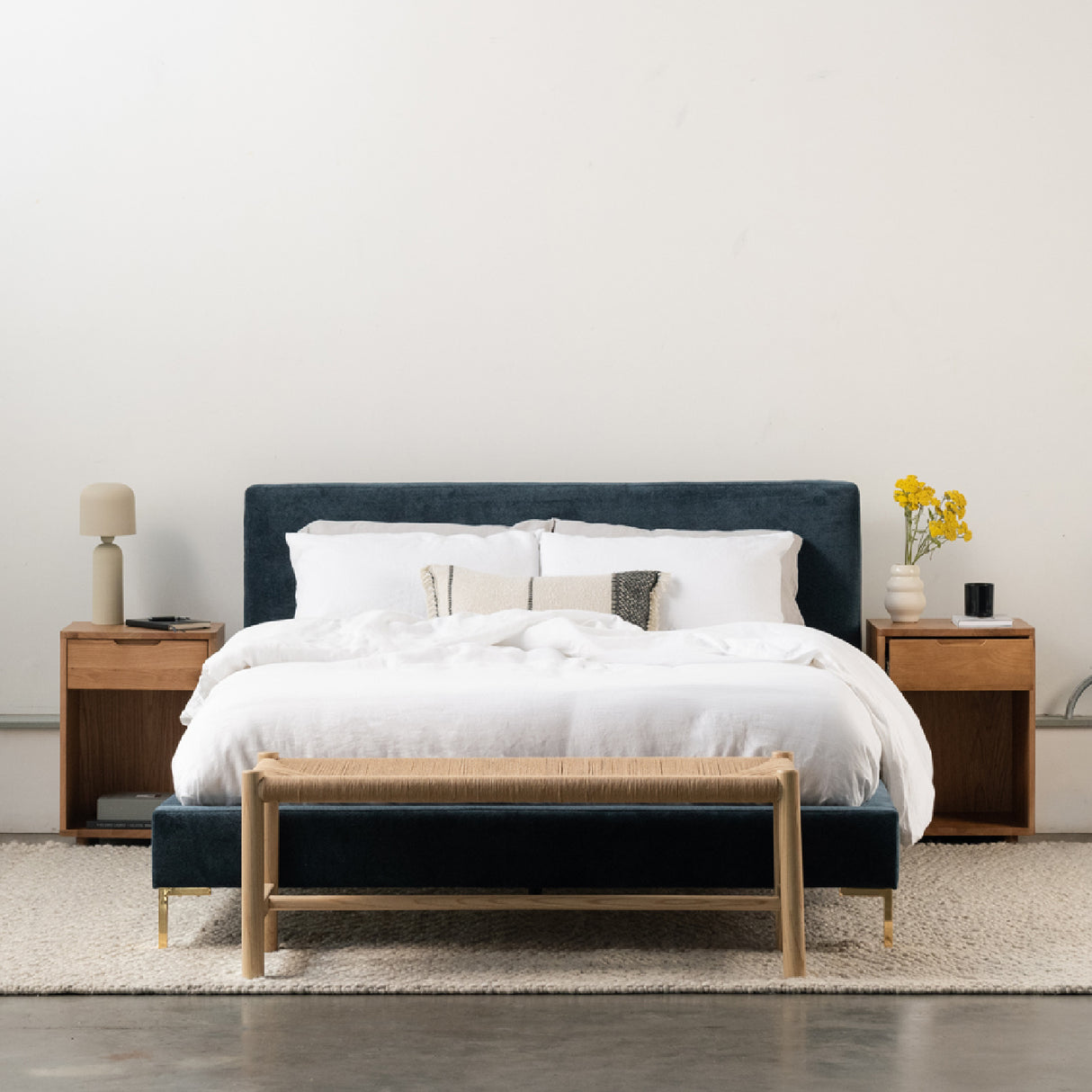 Woven Fibers Bench | Novi Living Hawthorn | Oroa.com