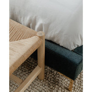 Woven Fibers Bench | Novi Living Hawthorn | Oroa.com