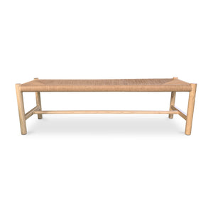 Woven Fibers Bench | Novi Living Hawthorn | Oroa.com