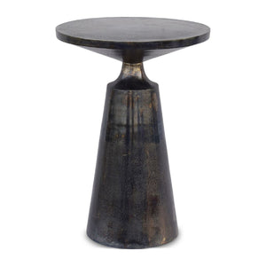 Modern European furniture - Gray Industrial Style Accent Table - www.oroa.com