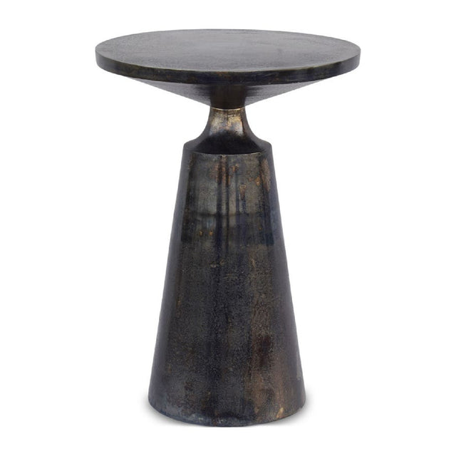 Modern European furniture - Gray Industrial Style Accent Table - www.oroa.com