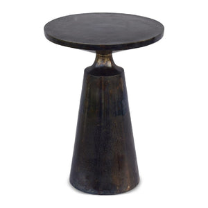 Modern European furniture - Gray Industrial Style Accent Table - www.oroa.com