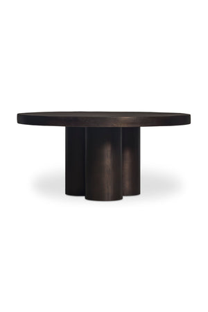 Modern European furniture - Round Black Outdoor Coffee Table - www.oroa.com