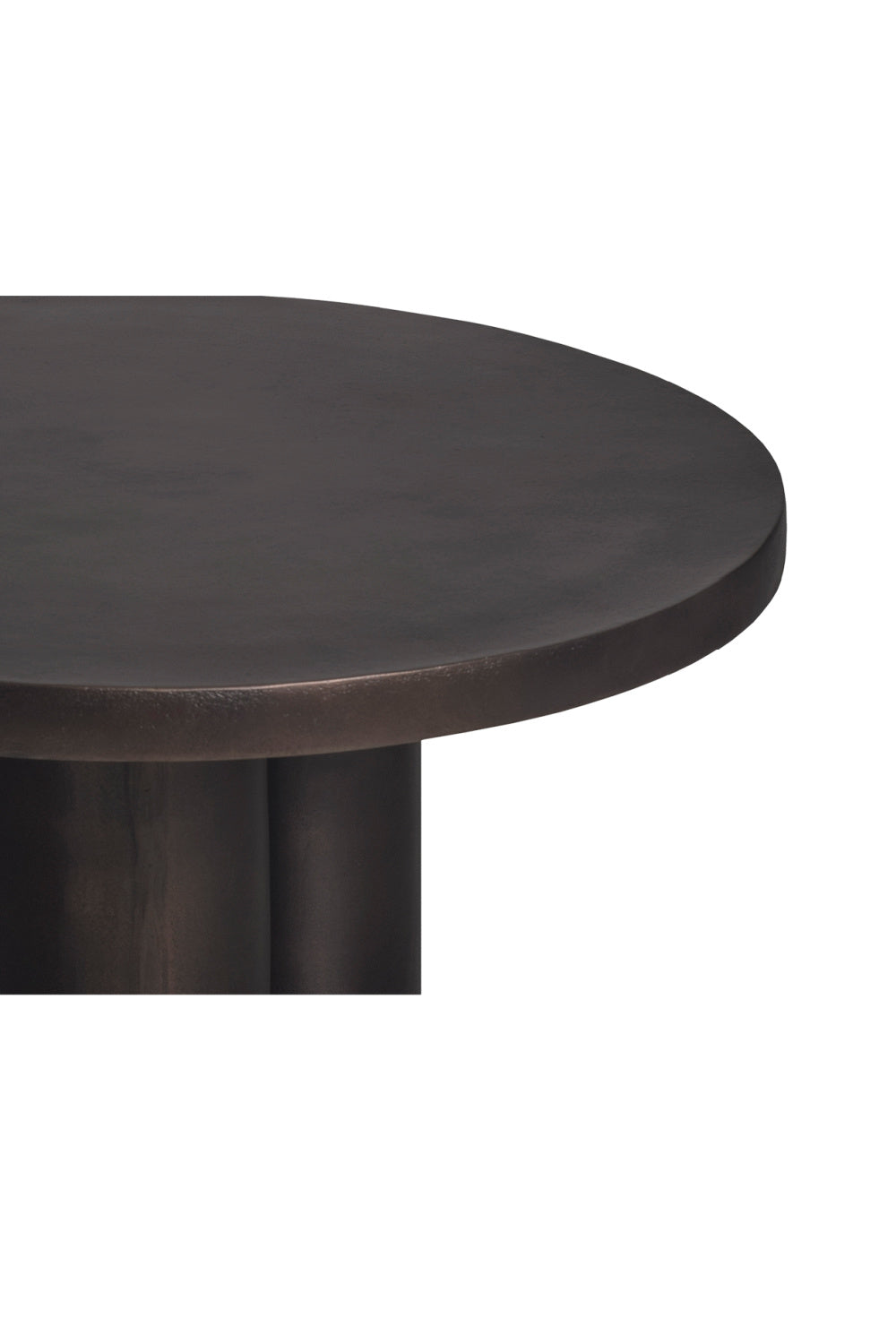 Modern European furniture - Round Black Outdoor Coffee Table - www.oroa.com