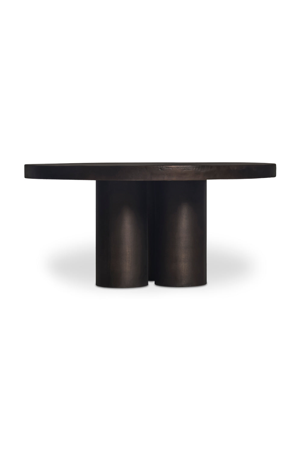 Modern European furniture - Round Black Outdoor Coffee Table - www.oroa.com