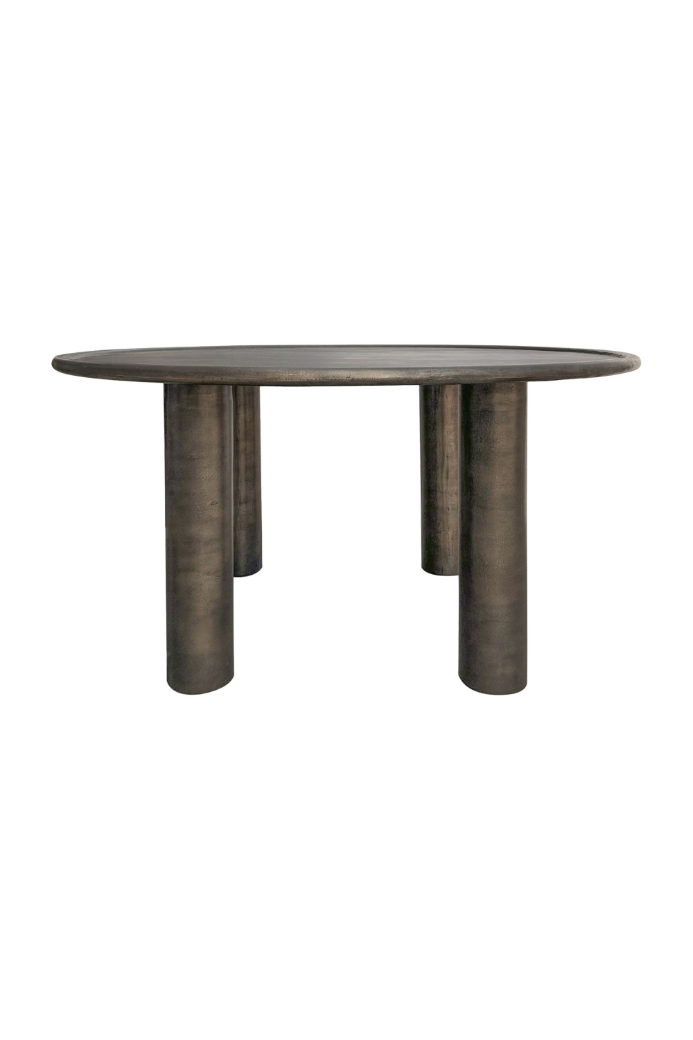   Bronze Round Outdoor Dining Table | Oroa.com