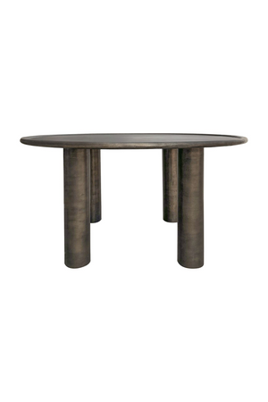   Bronze Round Outdoor Dining Table | Oroa.com