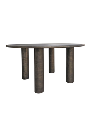   Bronze Round Outdoor Dining Table | Oroa.com