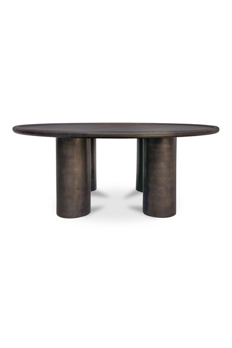 Bronze Round Outdoor Coffee Table | Novi Living Deacon | Oroa.com