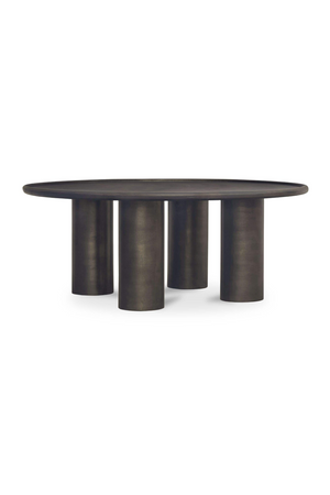 Bronze Round Outdoor Coffee Table | Novi Living Deacon | Oroa.com