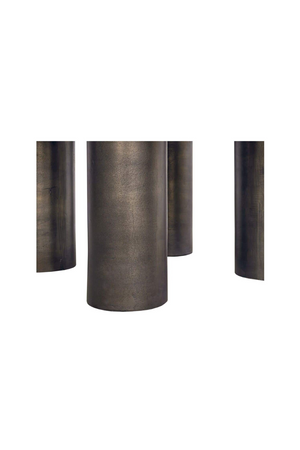 Bronze Round Outdoor Coffee Table | Novi Living Deacon | Oroa.com