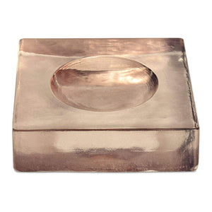 Modern European furniture - Square Glass Catchall Tray - www.oroa.com