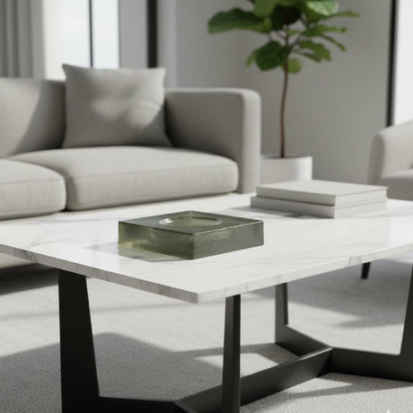 Modern or European furniture - Square Glass Catchall Tray - link to oroa.com