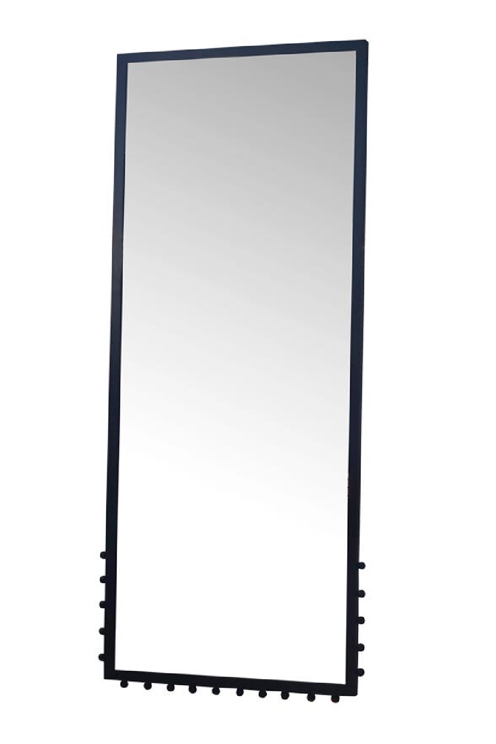   Black Iron Floor Mirror | Oroa.com
