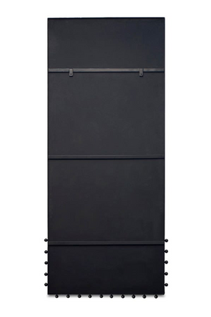   Black Iron Floor Mirror | Oroa.com