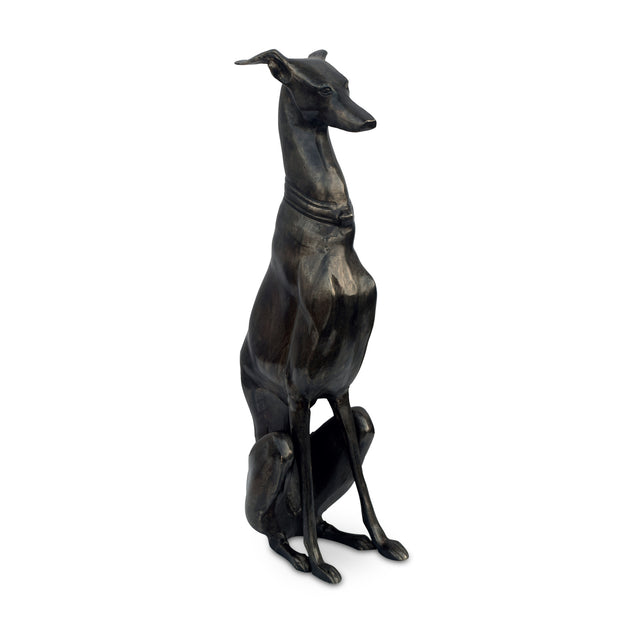 Modern European furniture - Black Greyhound Sculpture - www.oroa.com
