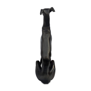 Modern European furniture - Black Greyhound Sculpture - www.oroa.com