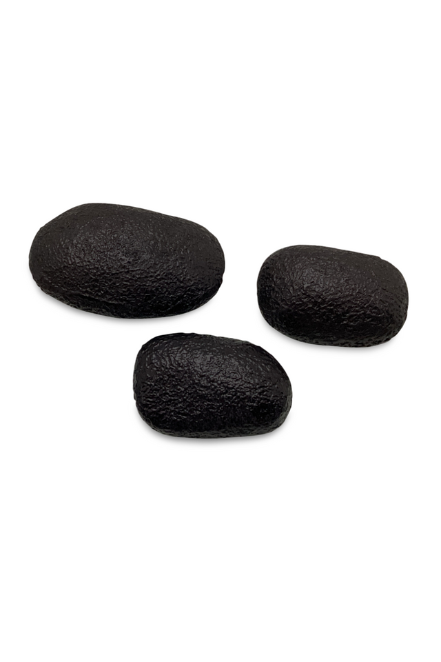 Aged Black Wall Sculpture Set (3) | Novi Living Breton | Oroa.com