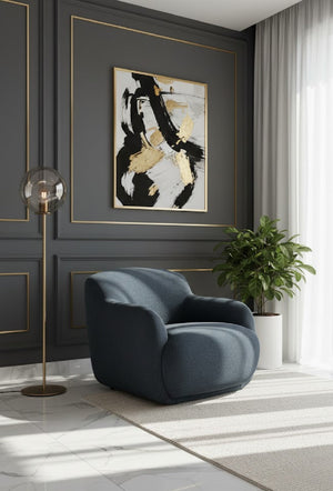  Modern European furniture - Chunky Upholstered Lounge Chair - www.oroa.com | Oroa.com