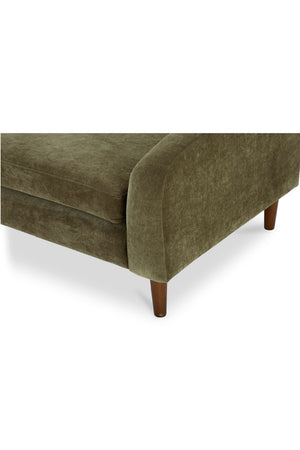   Modern European furniture - Wooden Leg 2-Seater Sofa - www.oroa.com | Oroa.com