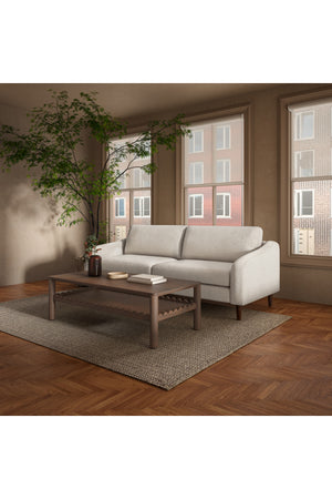   Modern European furniture - Wooden Leg 2-Seater Sofa - www.oroa.com | Oroa.com