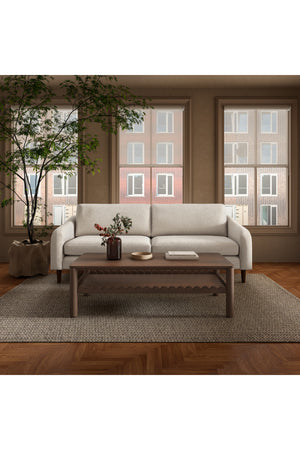   Modern European furniture - Wooden Leg 2-Seater Sofa - www.oroa.com | Oroa.com