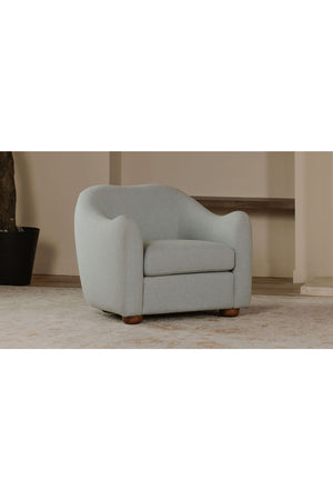 Modern European furniture - Sloped-Arm Accent Chair - www.oroa.com