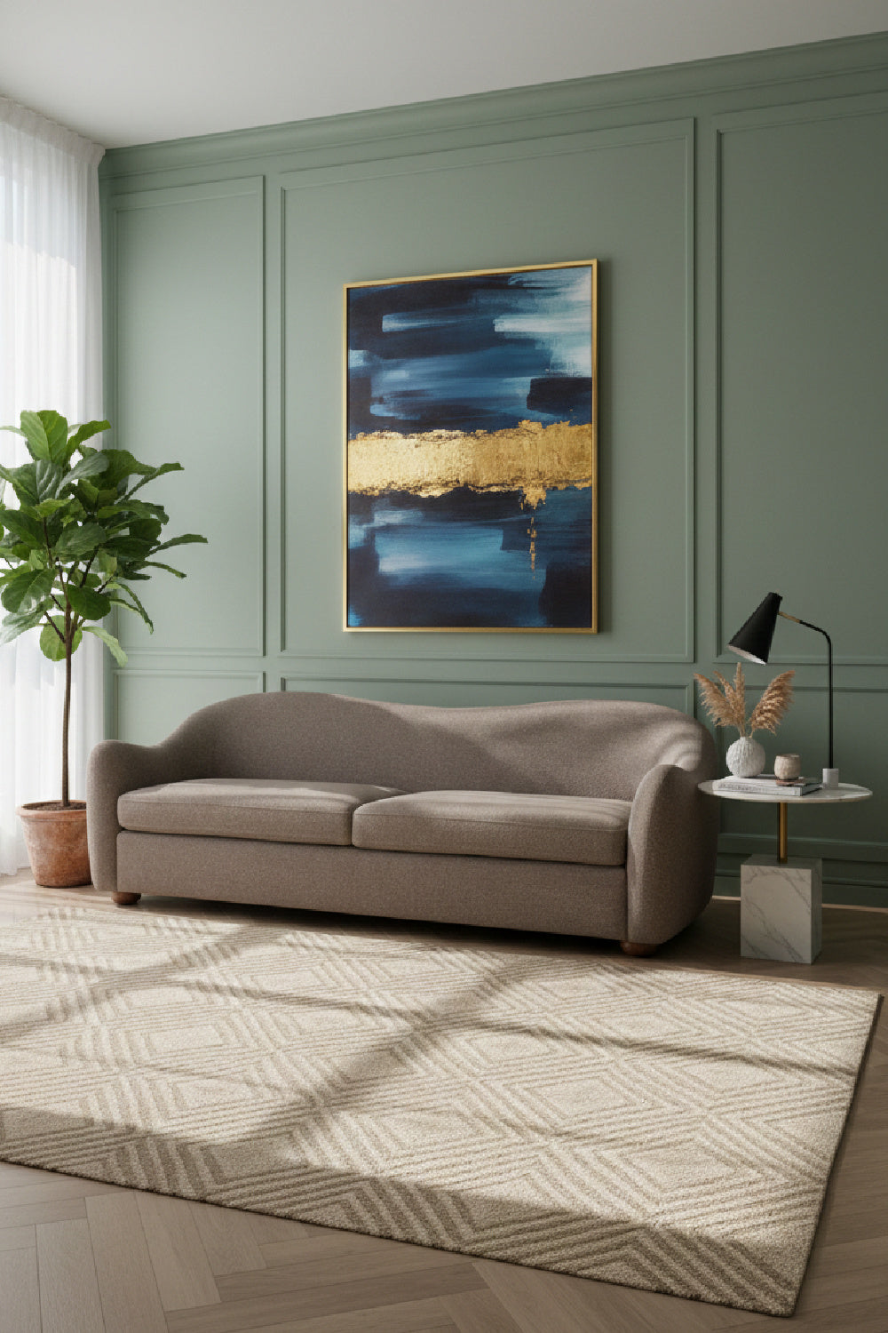 Modern European furniture - Vintage Inspired Sofa - www.oroa.com