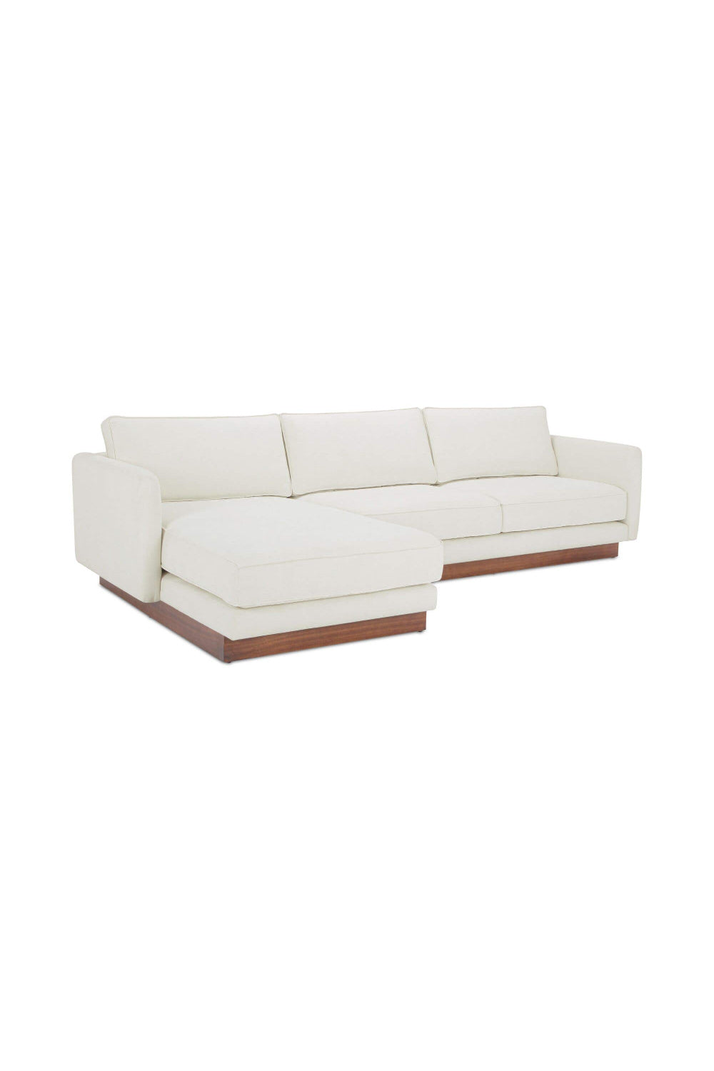   Modern European furniture - White Left Sectional Sofa - www.oroa.com | Oroa.com