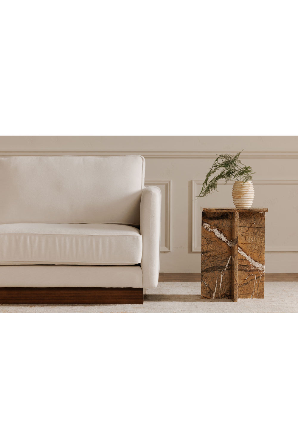   Modern European furniture - White Left Sectional Sofa - www.oroa.com | Oroa.com