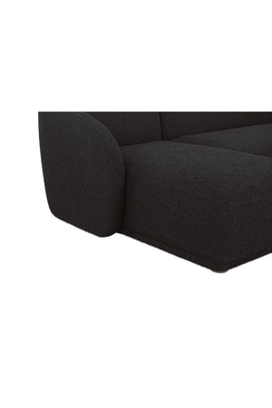 Curved Back Sectional Sofa | Novi Living Faye | Oroa.com