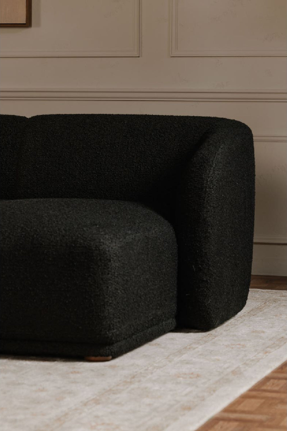 Curved Back Sectional Sofa | Novi Living Faye | Oroa.com