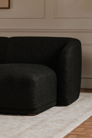 Curved Back Sectional Sofa | Novi Living Faye | Oroa.com