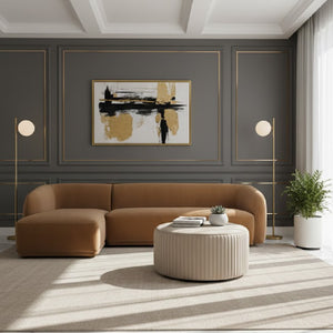   Curved Back Sectional Sofa | Oroa.com